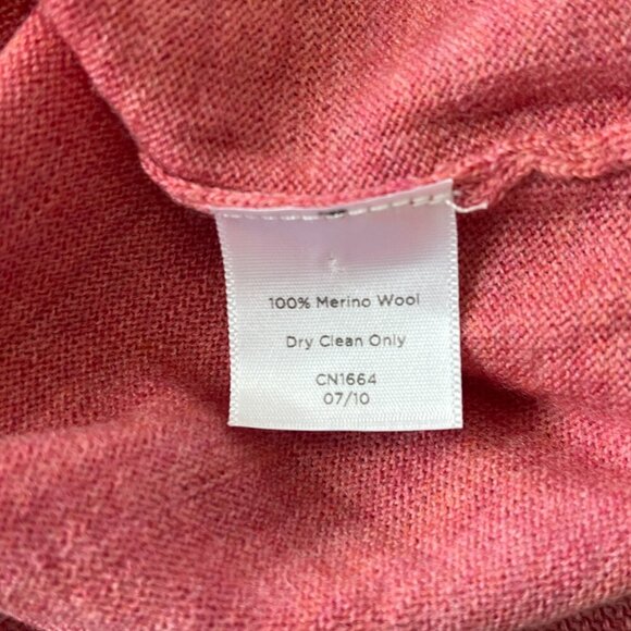 Womens Tablots Pink 100% Merino Wool Cardigan - XS - Picture 5 of 6